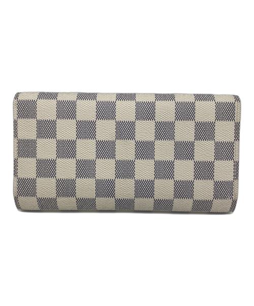 LOUIS VUITTON（ルイ ヴィトン）LOUIS VUITTON (ルイ ヴィトン) 長財布 ベージュ×ブルーの古着・服飾アイテム