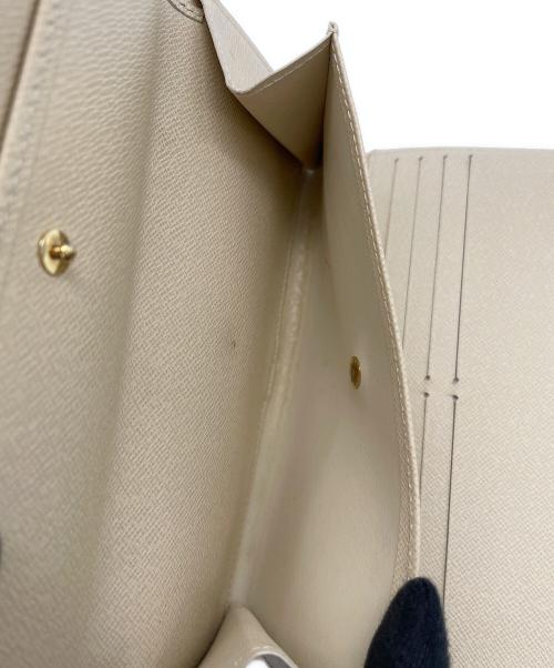 LOUIS VUITTON（ルイ ヴィトン）LOUIS VUITTON (ルイ ヴィトン) 長財布 ベージュ×ブルーの古着・服飾アイテム
