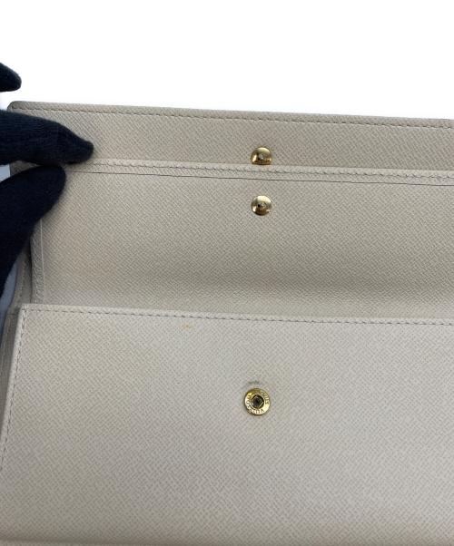 LOUIS VUITTON（ルイ ヴィトン）LOUIS VUITTON (ルイ ヴィトン) 長財布 ベージュ×ブルーの古着・服飾アイテム