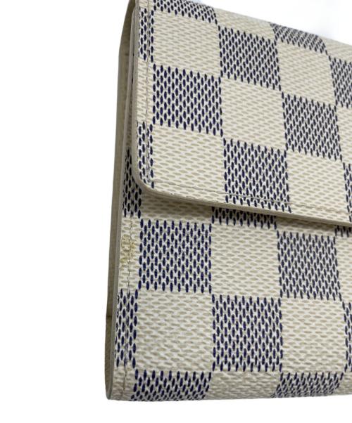 LOUIS VUITTON（ルイ ヴィトン）LOUIS VUITTON (ルイ ヴィトン) 長財布 ベージュ×ブルーの古着・服飾アイテム