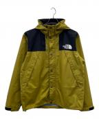 THE NORTH FACEザ ノース フェイス）の古着「マウンテンパーカー」｜イエロー×ブラック