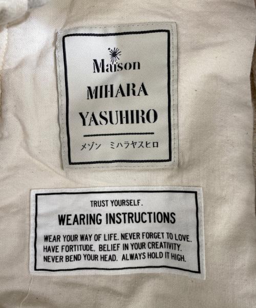 Maison MIHARA YASUHIRO（メゾン ミハラ ヤスヒロ）Maison MIHARA YASUHIRO (メゾン ミハラ ヤスヒロ) スウェットパンツ ホワイト サイズ:46の古着・服飾アイテム