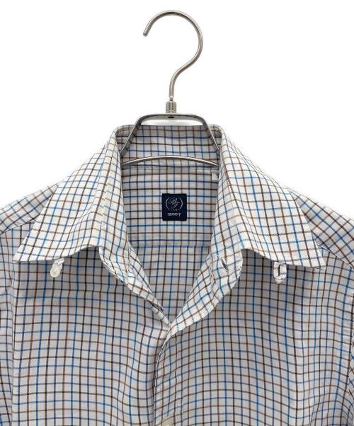 BEAMS F（ビームスエフ）BEAMS F (ビームスエフ) 長袖シャツ ブルー サイズ:14.5-37の古着・服飾アイテム