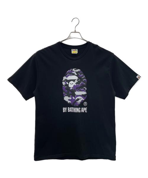 A BATHING APE（アベイシングエイプ）A BATHING APE (アベイシングエイプ) 半袖カットソー ブラック サイズ:2XLの古着・服飾アイテム