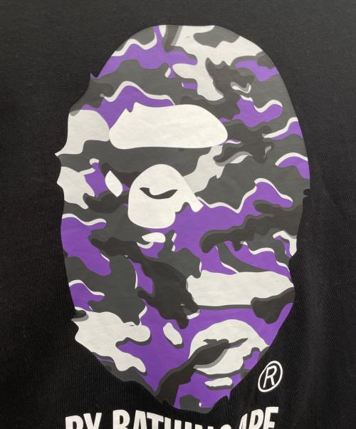 A BATHING APE（アベイシングエイプ）A BATHING APE (アベイシングエイプ) 半袖カットソー ブラック サイズ:2XLの古着・服飾アイテム
