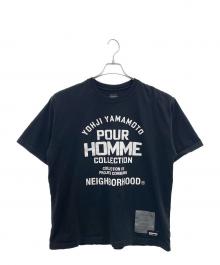 NEIGHBORHOOD×YOHJI YAMAMOTO（ネイバーフッド×ヨウジヤマモト）の古着「半袖カットソー」｜ブラック