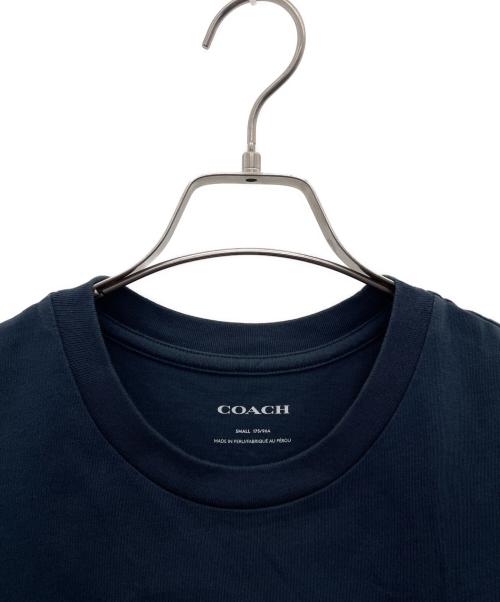 COACH（コーチ）COACH (コーチ) 半袖カットソー ネイビー サイズ:Ｓの古着・服飾アイテム