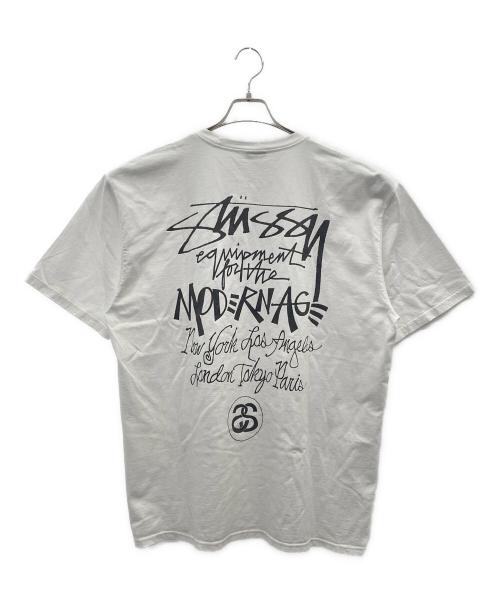 stussy（ステューシー）stussy (ステューシー) Tシャツ ホワイト サイズ:XLの古着・服飾アイテム