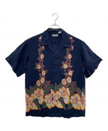 Sun Surf（サンサーフ）の古着「アロハシャツ」｜ネイビー