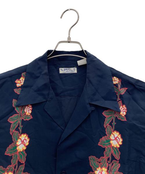 Sun Surf（サンサーフ）Sun Surf (サンサーフ) アロハシャツ ネイビー サイズ:Ｌの古着・服飾アイテム