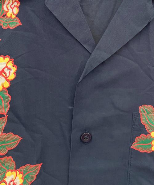 Sun Surf（サンサーフ）Sun Surf (サンサーフ) アロハシャツ ネイビー サイズ:Ｌの古着・服飾アイテム