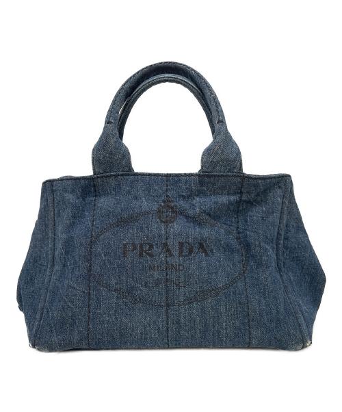 PRADA（プラダ）PRADA (プラダ) カナバ ブルーの古着・服飾アイテム