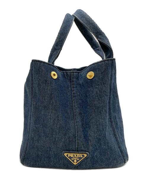 PRADA（プラダ）PRADA (プラダ) カナバ ブルーの古着・服飾アイテム