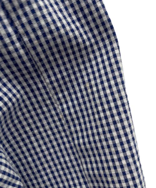 BURBERRY BLACK LABEL（バーバリーブラックレーベル）BURBERRY BLACK LABEL (バーバリーブラックレーベル) シアサッカーテーラードジャケット ブルー×ホワイト サイズ:Ｌ 未使用品の古着・服飾アイテム