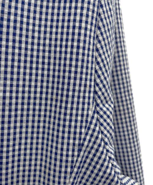 BURBERRY BLACK LABEL（バーバリーブラックレーベル）BURBERRY BLACK LABEL (バーバリーブラックレーベル) シアサッカーテーラードジャケット ブルー×ホワイト サイズ:Ｌ 未使用品の古着・服飾アイテム