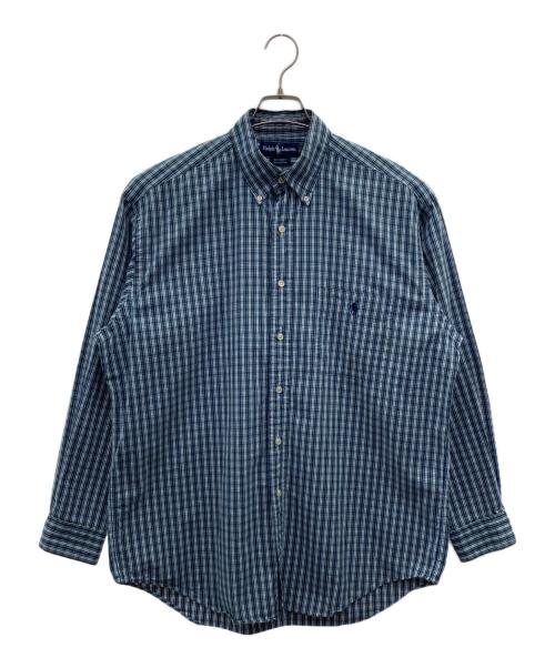 RALPH LAUREN（ラルフローレン）RALPH LAUREN (ラルフローレン) 長袖シャツ ブルー サイズ:Ｍの古着・服飾アイテム
