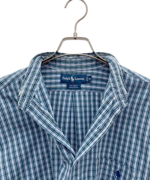 RALPH LAUREN（ラルフローレン）RALPH LAUREN (ラルフローレン) 長袖シャツ ブルー サイズ:Ｍの古着・服飾アイテム