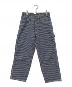 LEE×EDWINリー×エドウィン）の古着「DUNGAREES PAINTER PANTS(ダンガリーズペインターパンツ)」｜ブルー×ホワイト