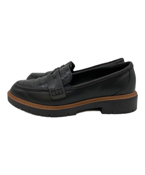 CLARKS（クラークス）CLARKS (クラークス) ローファー ブラック サイズ:23.5㎝の古着・服飾アイテム