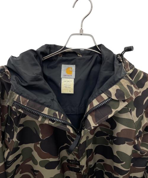 CarHartt（カーハート）CarHartt (カーハート) マウンテンパーカー カーキ×ブラウン サイズ:Ｌの古着・服飾アイテム