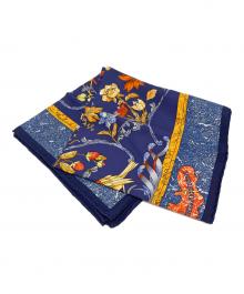 HERMES（エルメス）の古着「PIERRES d' ORIENT et d' OCCIDENT 東洋の石と西洋の石細工」｜ネイビー×イエロー