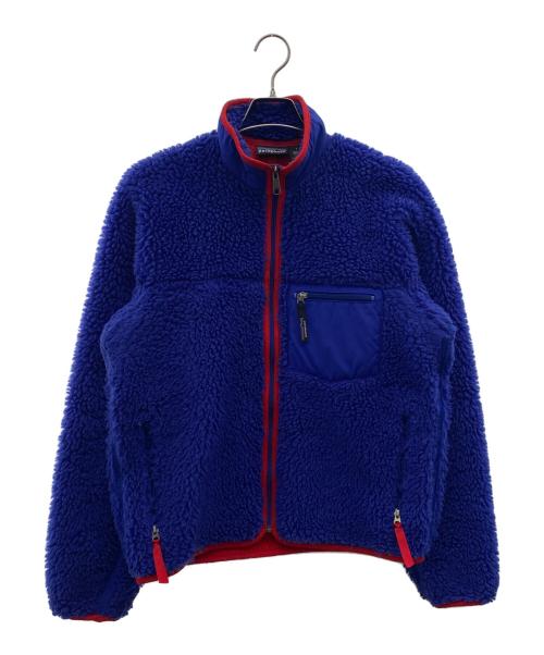Patagonia（パタゴニア）Patagonia (パタゴニア) クラシックレトロカーディガン ブルー×レッド サイズ:Ｓの古着・服飾アイテム