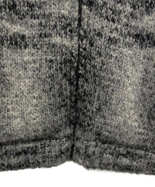 BURBERRY BLACK LABEL（バーバリーブラックレーベル）BURBERRY BLACK LABEL (バーバリーブラックレーベル) ラビットファーニットジャケット グレー サイズ:2の古着・服飾アイテム