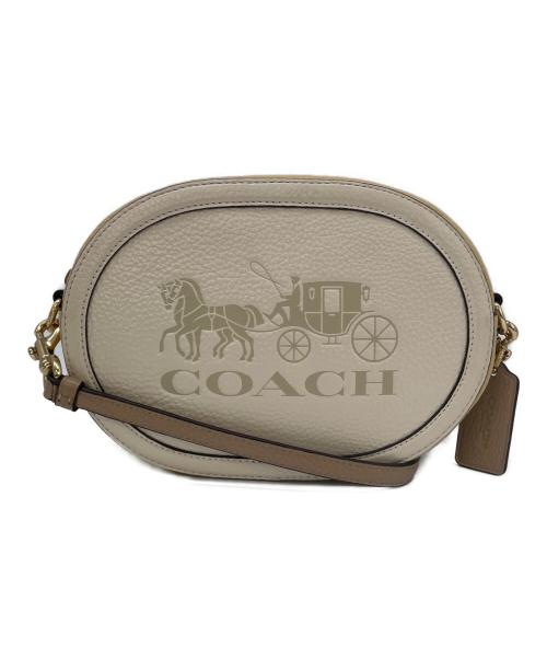 COACH（コーチ）COACH (コーチ) ショルダーバッグ アイボリー×ベージュの古着・服飾アイテム