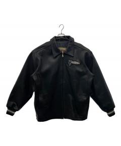 中古・古着通販】HARE (ハレ) フェイクレザージャケット ブラック