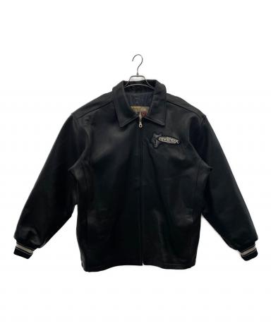 中古・古着通販】AVIREX (アヴィレックス) レザージャケット ブラック