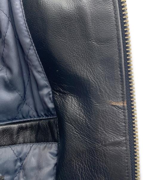 AVIREX（アヴィレックス）AVIREX (アヴィレックス) レザージャケット ブラック サイズ:Ｌの古着・服飾アイテム