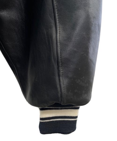 AVIREX（アヴィレックス）AVIREX (アヴィレックス) レザージャケット ブラック サイズ:Ｌの古着・服飾アイテム