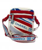 CHANELシャネル）の古着「ショルダーバッグ」｜ホワイト×レッド