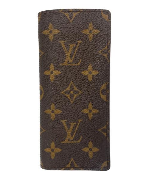LOUIS VUITTON（ルイ ヴィトン）LOUIS VUITTON (ルイ ヴィトン) 眼鏡ケース ブラウンの古着・服飾アイテム