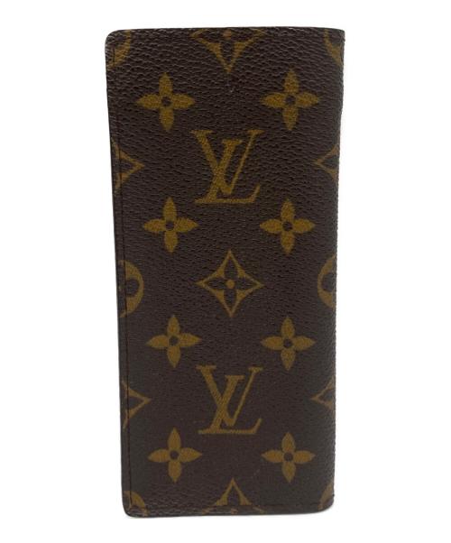 LOUIS VUITTON（ルイ ヴィトン）LOUIS VUITTON (ルイ ヴィトン) 眼鏡ケース ブラウンの古着・服飾アイテム