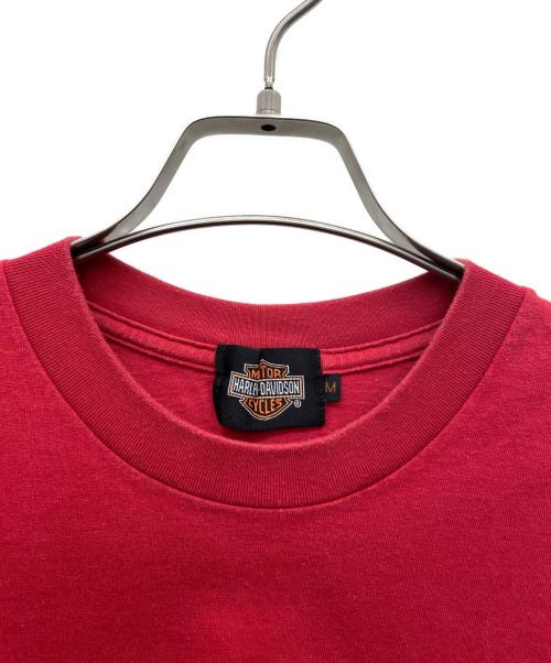 HARLEY-DAVIDSON（ハーレーダビッドソン）HARLEY-DAVIDSON (ハーレーダビッドソン) 半袖カットソー レッド サイズ:Ｍの古着・服飾アイテム