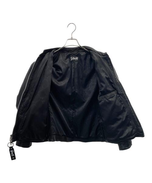 Schott（ショット）Schott (ショット) シングルライダースジャケット ブラック サイズ:Ｍの古着・服飾アイテム