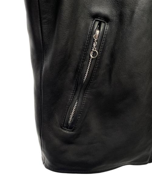 Schott（ショット）Schott (ショット) シングルライダースジャケット ブラック サイズ:Ｍの古着・服飾アイテム