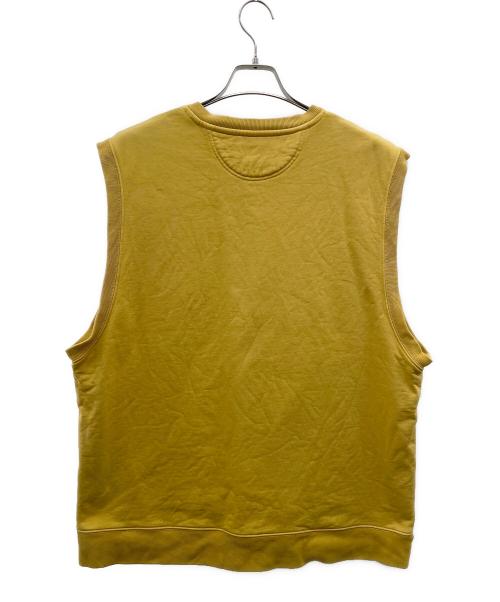 stussy（ステューシー）stussy (ステューシー) スウェットベスト イエロー サイズ:ＸＬの古着・服飾アイテム