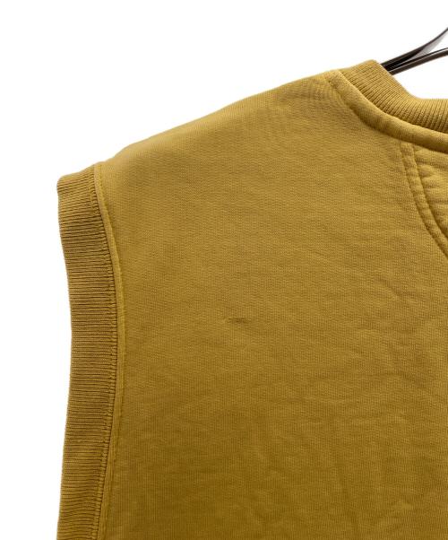 stussy（ステューシー）stussy (ステューシー) スウェットベスト イエロー サイズ:ＸＬの古着・服飾アイテム