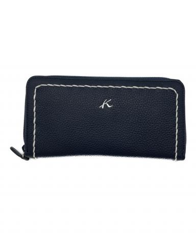中古・古着通販】KITAMURA (キタムラ) 長財布 ネイビー｜ブランド