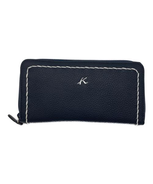 KITAMURA（キタムラ）KITAMURA (キタムラ) 長財布 ネイビーの古着・服飾アイテム