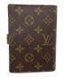 LOUIS VUITTON (ルイ ヴィトン) 手帳カバー ブラウン：12000円