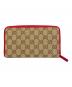 GUCCI（グッチ）の古着「長財布」｜レッド×ベージュ