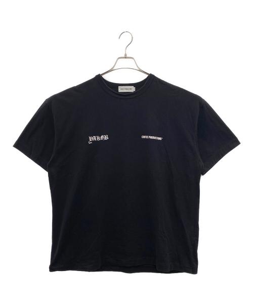COOTIE PRODUCTIONS（クーティープロダクツ）COOTIE PRODUCTIONS (クーティープロダクツ) 半袖カットソー ブラック サイズ:Mの古着・服飾アイテム