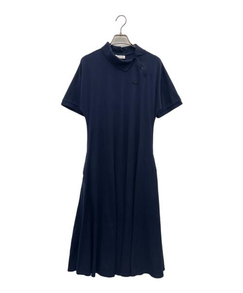 LACOSTE（ラコステ）LACOSTE (ラコステ) 半袖ワンピース ネイビー サイズ:34の古着・服飾アイテム