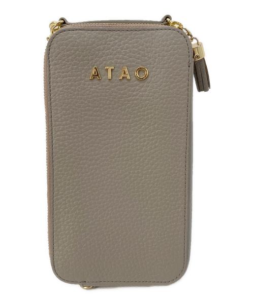 ATAO（アタオ）ATAO (アタオ) ショルダーウォレット グレーの古着・服飾アイテム