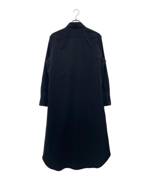 GROUND Y（グラウンドワイ）GROUND Y (グラウンドワイ) ロングドレスシャツ ブラック サイズ:3の古着・服飾アイテム