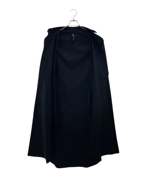GROUND Y（グラウンドワイ）GROUND Y (グラウンドワイ) ロングドレスシャツ ブラック サイズ:3の古着・服飾アイテム