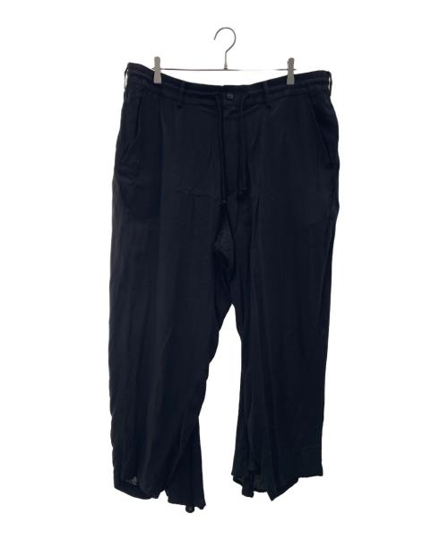 s'yte（サイト）s'yte (サイト) Tencel Vieira Back Flare Seam Crow Pants ブラック サイズ:3の古着・服飾アイテム